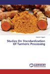 Studies On Standardization Of Turmeric Processing