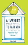 Teacher's Inside Advice to Parents