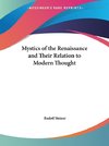 Mystics of the Renaissance and Their Relation to Modern Thought