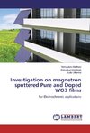 Investigation on magnetron sputtered Pure and Doped WO3 films