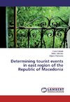 Determining tourist events in east region of the Republic of Macedonia