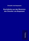 Bruchstücke aus den Memoiren des Chevalier von Roquesant