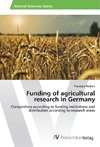Funding of agricultural research in Germany