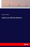 Studien zur Kritik der Moderne