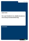 Vor- und Nachteile der objektorientierten Geschäftsprozessmodellierung