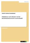 Fiskalismus nach Keynes. Ist der Keynesianismus heute noch aktuell?