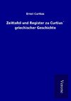 Zeittafel und Register zu Curtius´ griechischer Geschichte