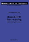 Hegels Begriff der Erinnerung