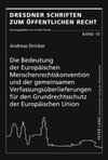 Die Bedeutung der Europäischen Menschenrechtskonvention und der gemeinsamen Verfassungsüberlieferungen für den Grundrechtsschutz der Europäischen Union