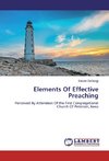 Elements Of Effective Preaching