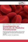 Investigación en Servicios de Medicina Transfusional