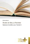 Parole de Dieu à l'homme