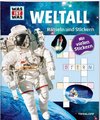 Rätseln und Stickern: Weltall