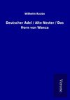 Deutscher Adel / Alte Nester / Das Horn von Wanza