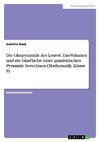 Die Glaspyramide des Louvre. Das Volumen und die Glasfläche einer quadratischen Pyramide berechnen (Mathematik, Klasse 9)