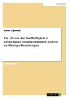 Die Akteure der Nachhaltigkeit in Deutschland. Sozioökonomische Aspekte nachhaltiger Bemühungen