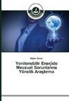 Yenilenebilir Enerjide Mevzuat Sorunlarina Yönelik Arastirma