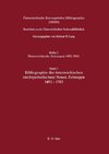 Bibliographie der österreichischen (nichtperiodischen) Neuen Zeitungen 1492-1705