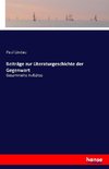 Beiträge zur Literaturgeschichte der Gegenwart