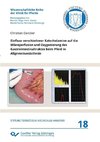 Einfluss verschiedener Katecholamine auf die Mikroperfusion und Oxygenierung des Gastrointestinaltraktes beim Pferd in Allgemeinanästhesie