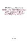 Über die Beurteilung von Werken der bildenden Kunst