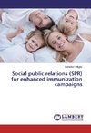 Social public relations (SPR) for enhanced immunization campaigns