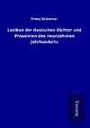 Lexikon der deutschen Dichter und Prosaisten des neunzehnten Jahrhunderts