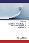 Scientometric study of research output in chemistry