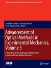 Advancement of Optical Methods in Experimental Mechanics, Volume 3