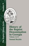 History of the Baptist Denomination in Georgia - Vol. 2