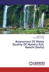 Assessment Of Water Quality Of Hundru Fall, Ranchi (India)