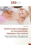 Suivi immuno-virologique en transplantation hépatique chez l'enfant