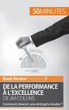 De la performance à l'excellence de Jim Collins (analyse de livre)