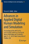 Advances in Applied Digital Human Modeling and Simulation