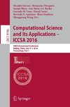 Computational Science and Its Applications - ICCSA 2016