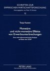 Monetäre und nicht-monetäre Effekte von Erwerbsunterbrechungen