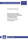 Membralité écologique des êtres dans la théologie chrétienne et dans la pensée bantoue