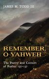 Remember, O Yahweh