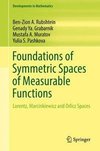 Rubshtein, B: Foundations of Symmetric Spaces of Measurable