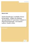 Nachverhandlungen von Public Private Partnerships - Analyse des Beitrags 