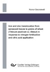 Iron and zinc translocation from senescent leaves to grains of wheat (Triticum aestivum cv. Akteur) in response to nitrogen fertilization and citric acid application