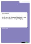 Erythropoetin. Einsatzmöglichkeiten und Nachweisverfahren im Sportdoping