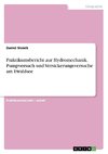 Praktikumsbericht zur Hydromechanik. Pumpversuch und Versickerungsversuche am Ewaldsee