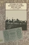 Studies in the Russian Economy before 1914