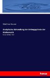 Analytische Abhandlung der Anfangsgründe der Mathematik