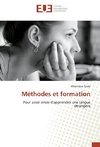 Méthodes et formation