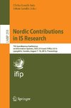 Nordic Contributions in IS Research