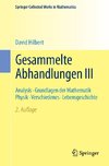 Gesammelte Abhandlungen III