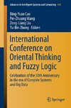 International Conference on Oriental Thinking and Fuzzy Logic