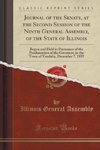 Assembly, I: Journal of the Senate, at the Second Session of